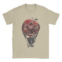 Deaths Notes Ryuk Men T Shirt Vintage Tee Shirt Short Sleeve Crew Neck T-Shirts Pure Cotton Graphic Clothes XXXXXL bordinė
