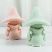 Mushroom Ghost Candle Silicone Mold Witch Hat Soap Resin Plaster Doll Mold DIY Chocolate Making Tools Ice Tray Decoration