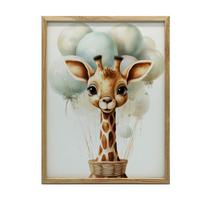 Fleeting Dreams of a Giraffe Fleeting Dreams of a Giraffe, 50X70 Cm, Gold Aluminum Frame, 230 Gsm Matte Paper 54