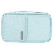 Travel Passport Holder Bag Waterproof Dustproof Portable Card Storage Wallet OrganizerOrange Pink L