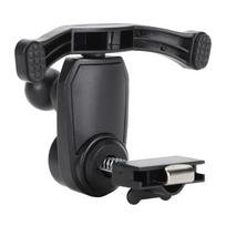 Automobilinė nešiojama radijo stotelė ir mikrofonas, tvirtinamas prie ventiliacijos angos, reguliuojamas, stabilus, juodas telefono laikiklis oro išleidimo angai, skirtas telefonams, CB