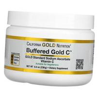 Ne rūgštus buferizuotas vitaminas C miltelių pavidalu, Buffered Gold C, California Gold Nutrition 238 g (36427022) 1000g