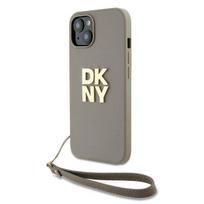 Dkny Dkhcp15Mpbswse Iphone 15 Plus 6.7Beżowy/Beige Twarde etui Pasek na nadgarstek Logo magazynowe