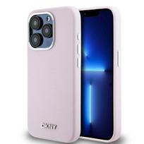 Dkny Dkhmp14Lsmchlp Iphone 14 Pro 6.1Różowy/Pink Hardcase Płynny Silikon Małe Metalowe Logo Magsafe