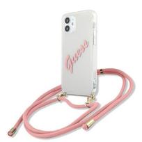 Guess Guhcp12Scrtvspi Iphone 12 Mini 5,4 Różowy/Pink Hardcase Script Vintage