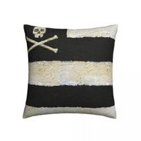 Skulls Pirate Gothic Art Pillowcase Printing Fabric Cushion Cover Decorative Pillow Case Cover Home Zippered X 30x30cm rožinė