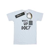 Looney Tunes Womens/Ladies Bugs Bunny WhatÂ´s Up Doc Stripes Cotton Boyfriend T-Shirt S balta