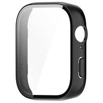 Viso ekrano apsauga, skirta „Huawei Watch Fit 3 Fit3 PC“ + grūdinto stiklo apsauginis dėklas, korpusas, buferis juoda