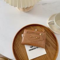 Small wallet women's high-end ins women's clutch bag folding walle wallet zipper three-fold change bag ruda