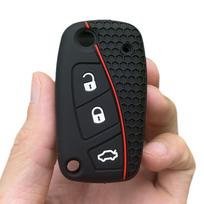 For Fiat PANDA IDEA DUCATO BRAVO 500 DOBLO GRANDE STILO PUNTO MINIBUS Remote Silicone Car Key Case Rubber Holder Cover Protector