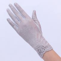 Moteriškos vasarinės UV spinduliams atsparios vairavimo pirštinės Pirštinės Nėrinės pirštinės One Size gray