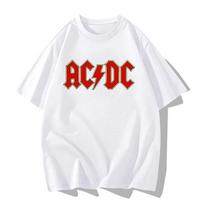 2025 Naujo dizaino gatvės pankų ACDC gerbėjų hiphopo medvilninis spaudinys suaugusiųjų ir vaikų marškinėliai trumpomis rankovėmis XXXXL
