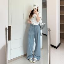 Women's 2025 Retro Tencel Summer Jeans - Slimming, Loose Fit, Wide Straight Leg Pants XL
