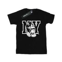 Disney Mens Mickey Mouse NY Kicking T-Shirt XXL