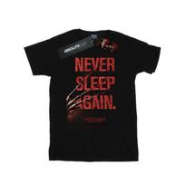 A Nightmare On Elm Street Womens/Ladies Never Sleep Again Cotton Boyfriend T-Shirt L juoda