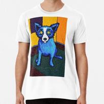 painting blue dog after george rodrigue Prem S to 5XL Made in the AU/USA T-Shirt M