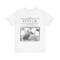 Witch Discovery Witch Trial T-shirt Witch Hunt T-shirt Witchcraft T-shirt Salem Mystery Black Magic Unisex Short Sleeve T-shirt S