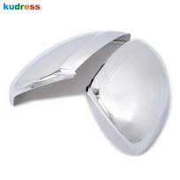 Rearview Mirror Cover Trim For Volkswagen vw Tiguan 2017-    Carbon Car Side Wing Mirrors Covers Cap Accessories ABS Chrome