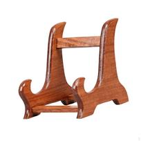 Stovas-padėklas, stendas, lėkštės laikiklis, nuotraukos, arbatos pyragaičio stovas vestuvėms Rosewood brown