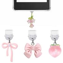 4pcs/set Type C/USB C Charging Port Protector Anti-Dust Plugs for Kindle Phone Accessories 4pcs