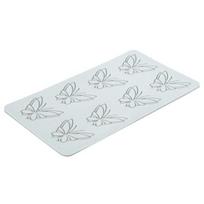 Fondant Pad Non-sticky Easy to Demould DIY Food Grade Silicone Feather/Leaf/Geometric Chocolate Mould for Cake Shop E