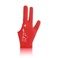 1Pc Billiards Gloves Enhanced Grip Left Right Hand Open Three Finger Professional Billiards Gloves Snooker Table Tennis Gloves violetinė
