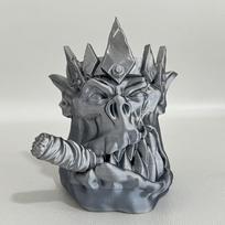 Funny Orc Smoking Towing Hitch Ball Cover Trail Hitch Cover Prevent Receiver Tube From Rusting Car Accessories