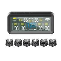6 Wheels Tire Pressure Monitoring System With Real Time Alerts And Low Power Consumption For Vehicle Safety 1
