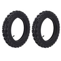 2.5 10in Off Road Tire and Inner Tube Set Replacement for Suzuki DRZ70 JR50 Dirt Bike 2.50 10 Inch Tire 2.5 2.75 10