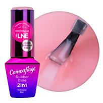 Kaučiukinė Bazė Rubber Base 2in1 Maskuojanti Mollylac Švelni Skysta Hema/Di-Hema Nemokama 10 g Nr. 3