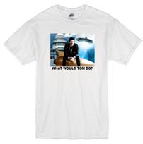 TOM DELONGE WWD? UFO UAP TO THE STARS BLINK 182 GUITARIST MUSIC WHITE T-shirt L