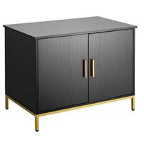 Cat Litter Box Enclosure Furniture, 70 cm Hidden Litter Box Cabinet with Metal Legs & Handle, Modern Style Cat Washroom House End Table, Fit Most of