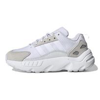Adidas Originals ZX 22 Comfortable Abrasion Resistant Breathable Low top Kids' Running Shoes White Gray Teenagers GW3660 36⅔