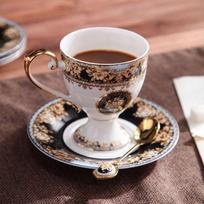 Britiškas Karališkas Kaulinio Porceliano Kavos Puodelis ir Lėkštutė Rinkinys, Prabangus Arbatos Puodelio Rinkinys Espresso, Latte ir Popietės Arbatai A white