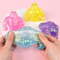 Colorful Gorilla Ball Anti Stress Toys Kids Squishy Toys Squeeze Relief Anti-stress Kids Funny Things Prank Jokes For Adults Gif