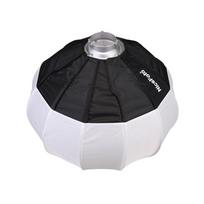 NiceFoto 50cm/20inch Foldable Lantern Style Softbox Ball Shape Soft Box with Bowens Mount balta