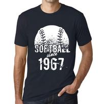 Men’s Vintage Tee Shirt Graphic T Shirt Softball Since 1967 Navy XS bedugnė
