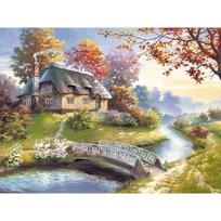 5D DIY Diamond Embroidery Forest Dream Villa Diamond Painting Cross Stitch 20X30CM