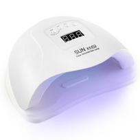 Manikiūro lempa 90W Nagų džiovintuvas Greitai džiūstanti UV gelio lakas kietinanti Nagų lempa su 45 vnt LED judesio jutikliu UV LED lempa US gray