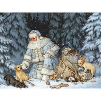 Diamond Painting Christmas Scenery Full Square Diamond Mosaic Full Embroidery Scenery Snow Cross Stitch Holiday Gift Full Round 20x30CM black