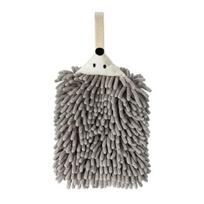 Hand Rag Soft Touch Foldable Chenille Durable Cartoon Wipe Towel for Hotel pilka