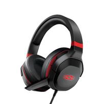 LIBERTY GAMER FORGE Ant galvos tvirtinamos žaidimų ausinės 7.1 virtualus erdvinis garsas, 40 mm RGB tvarkyklės juoda