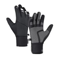 Winter Handschoenen Vyriškos slidinėjimo pirštinės, neperšlampamos, atsparios vėjui dviratininkams MTB pirštinės Thermal Warm Touch Neslystančios slidinėjimo sniego sportinės pirštinės XL juoda
