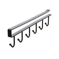 Hooks Cloth Tableware Rack Cup Holder Hang Cabinet Shelf Storage Organizer juoda
