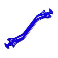Nuotolinio valdymo automobilio modelio įrankis Veržlės raktas Daugiafunkcinis griebtuvas 3mm 4mm 5mm 5.5mm Nuotolinis valdymas mėlyna
