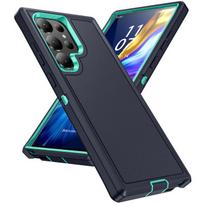 Anti -Dust Shockproof Funda Armor Case For Samsung Galaxy S23 Ultra S22 Plus A54 A14 A53 A13 Cell Phone Cover Protective Coque for Galaxy A13 4G tamsiai mėlyna spalva