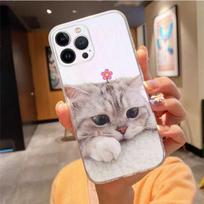Telefono dėklas, skirtas iPhone 14 Pro Max 13 12 11 Pro Max Xs Xr X 12mini 7 8 Plus Se Cute Cat Case Funda iPhone 13mini
