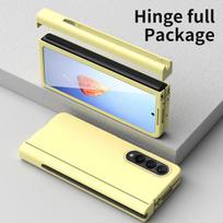 Kritimo apsauga Priekinio stiklo plėvelės dėklas Samsung Galaxy Z Fold4 5g Fold 3 2 Fold3 Fold 4 Fold2 Zfold4 S Pen laikiklis Coque for Samsung Z Fold 2 geltona