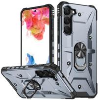 For Samsung Galaxy S23 Ultra S22 Plus 5g S21 Fe Mobile Phone Accessories Kickstand Cover Shockproof Cover For Samsung S23 Ultra for Galaxy S22 plus pilka spalva