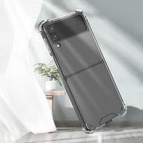 For Samsung Galaxy Z Flip 3 5g Cute Daisy Flower Phone Cases For Galaxy Zflip3 Clear Extension Floral Grip Holder Cover Capa For Z Flip 3